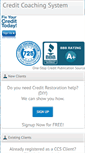 Mobile Screenshot of creditcoachingsystem.com